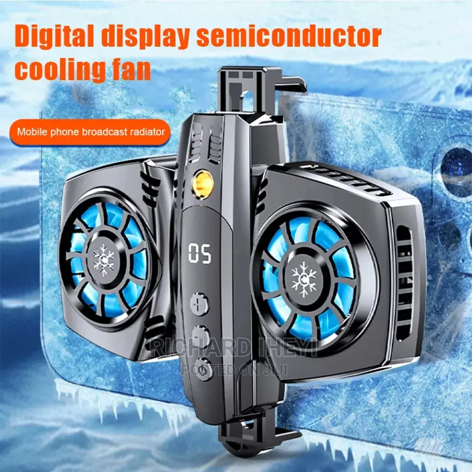 Phone Cooler Semiconductor Dual Cooling Fan Radiator