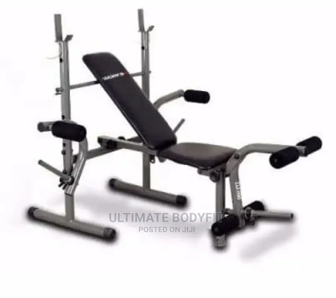 Brand New Weight Bench Machine With 50kg Plates Barbell