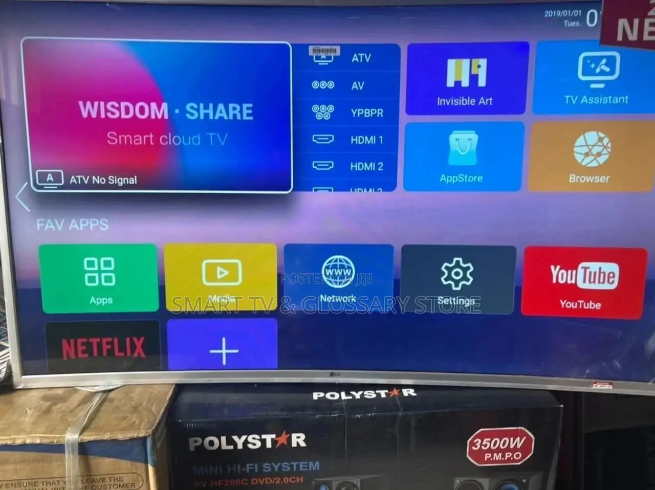 New LG Frameless 32 Inches LED TV
