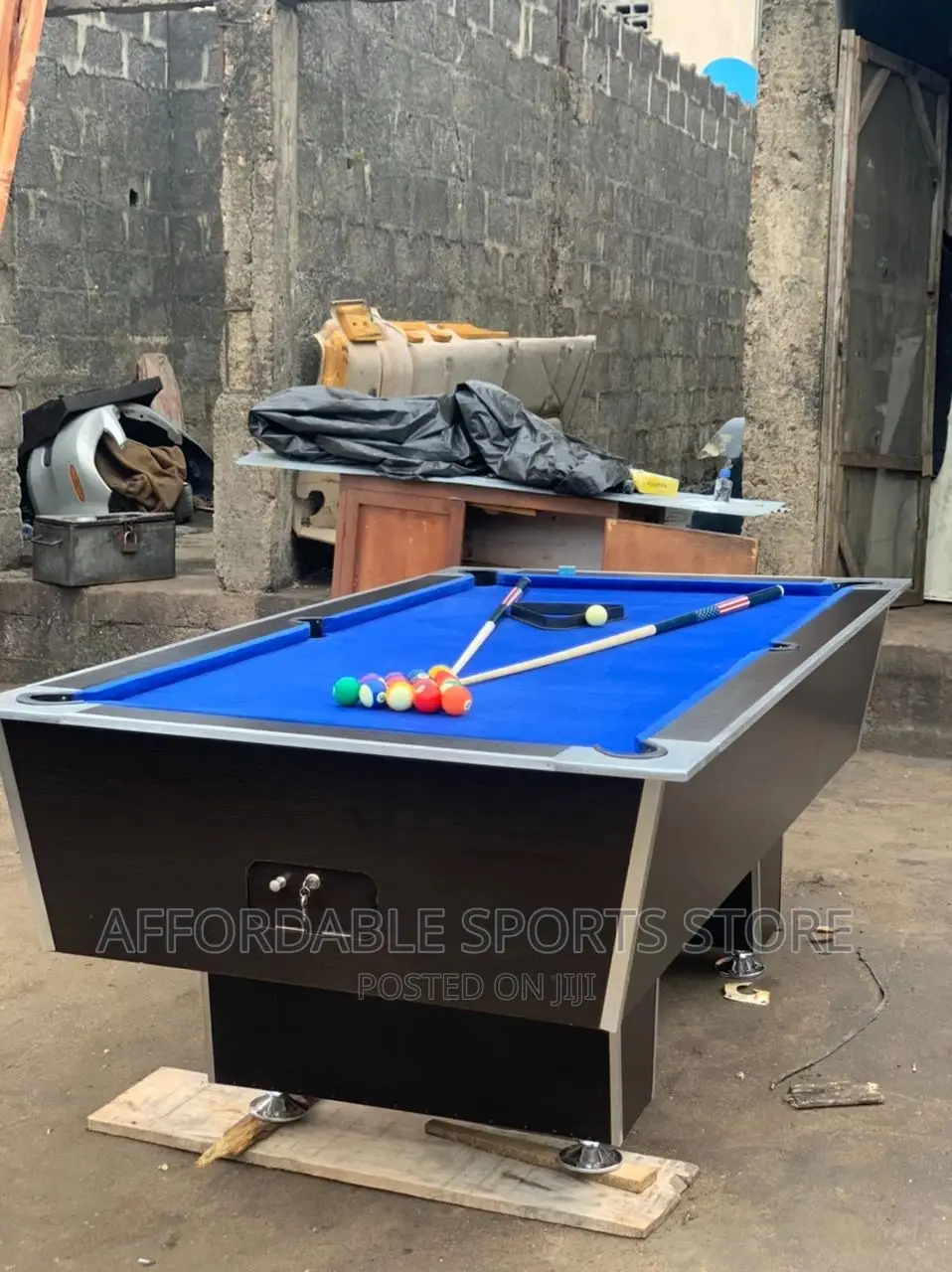 7ft Standard Local Snooker Table With Good Accessories