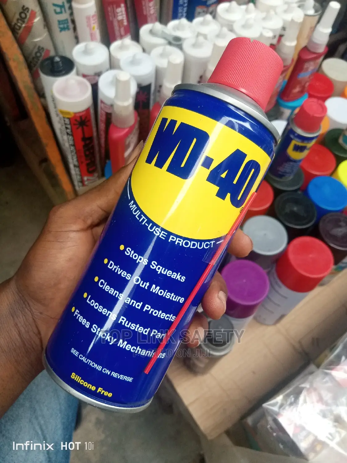 WD-40 Spray Cleaner.