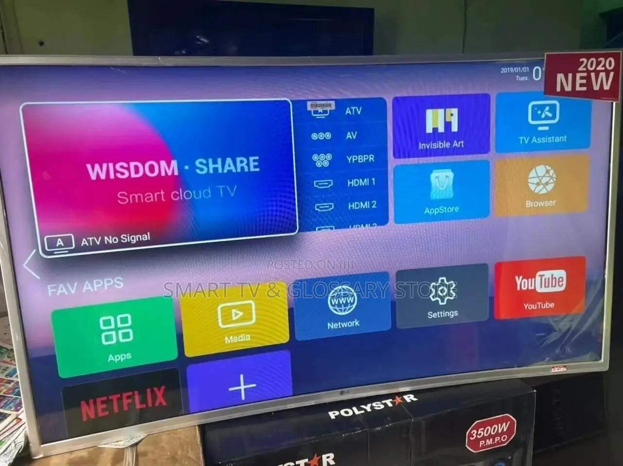 Original 55 Inches LG Smart Curve TV