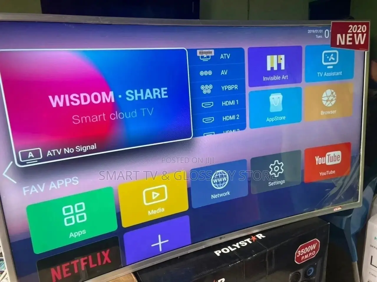 Original 55 Inches LG Smart Curve TV
