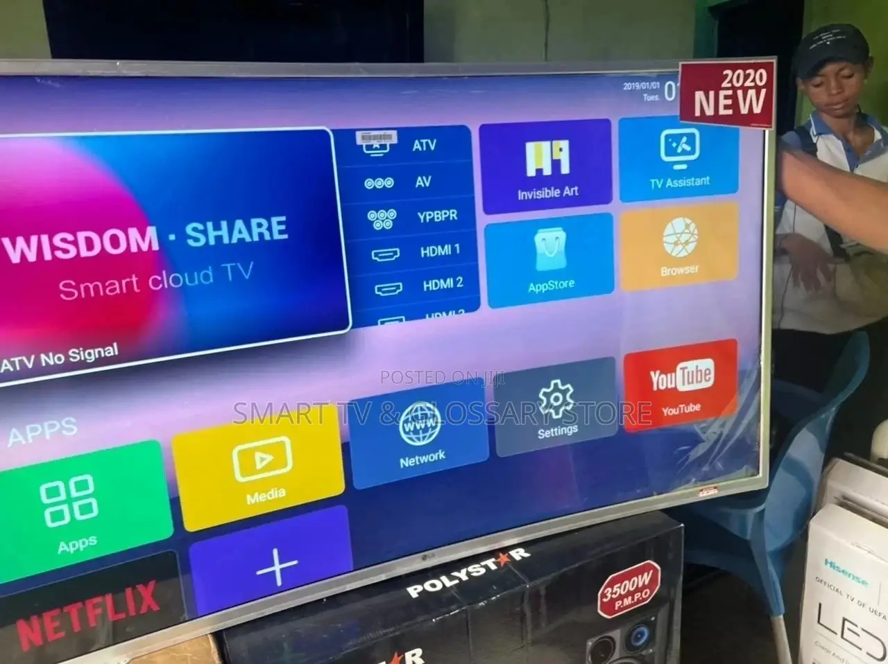 Original 55 Inches LG Smart Curve TV