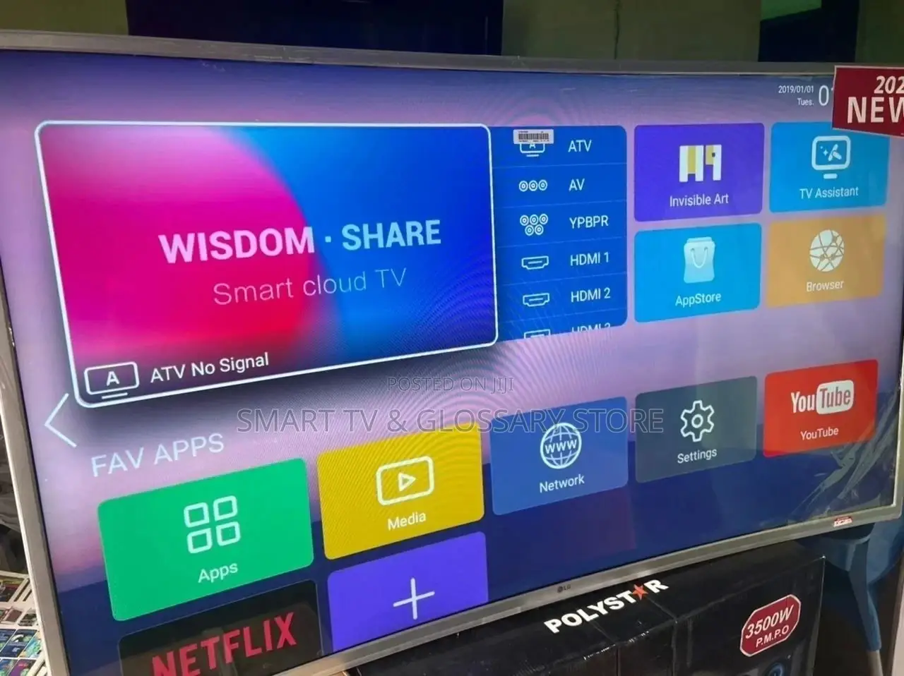 Original 55 Inches LG Smart Curve TV