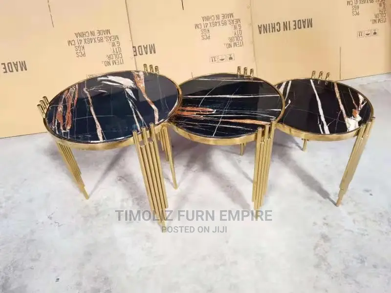 3 In 1 Marble Side Tables