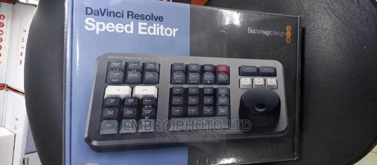 Black Magic Speed Editor Davinci Resolve