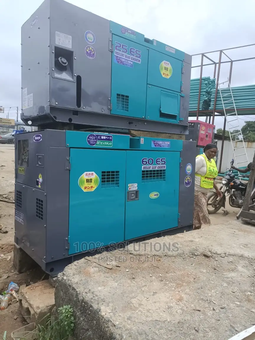 60kva Denyo Japanese Sound Proof Generator for Sale