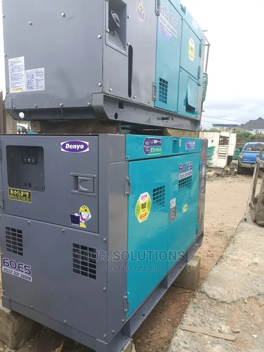 60kva Denyo Japanese Sound Proof Generator for Sale