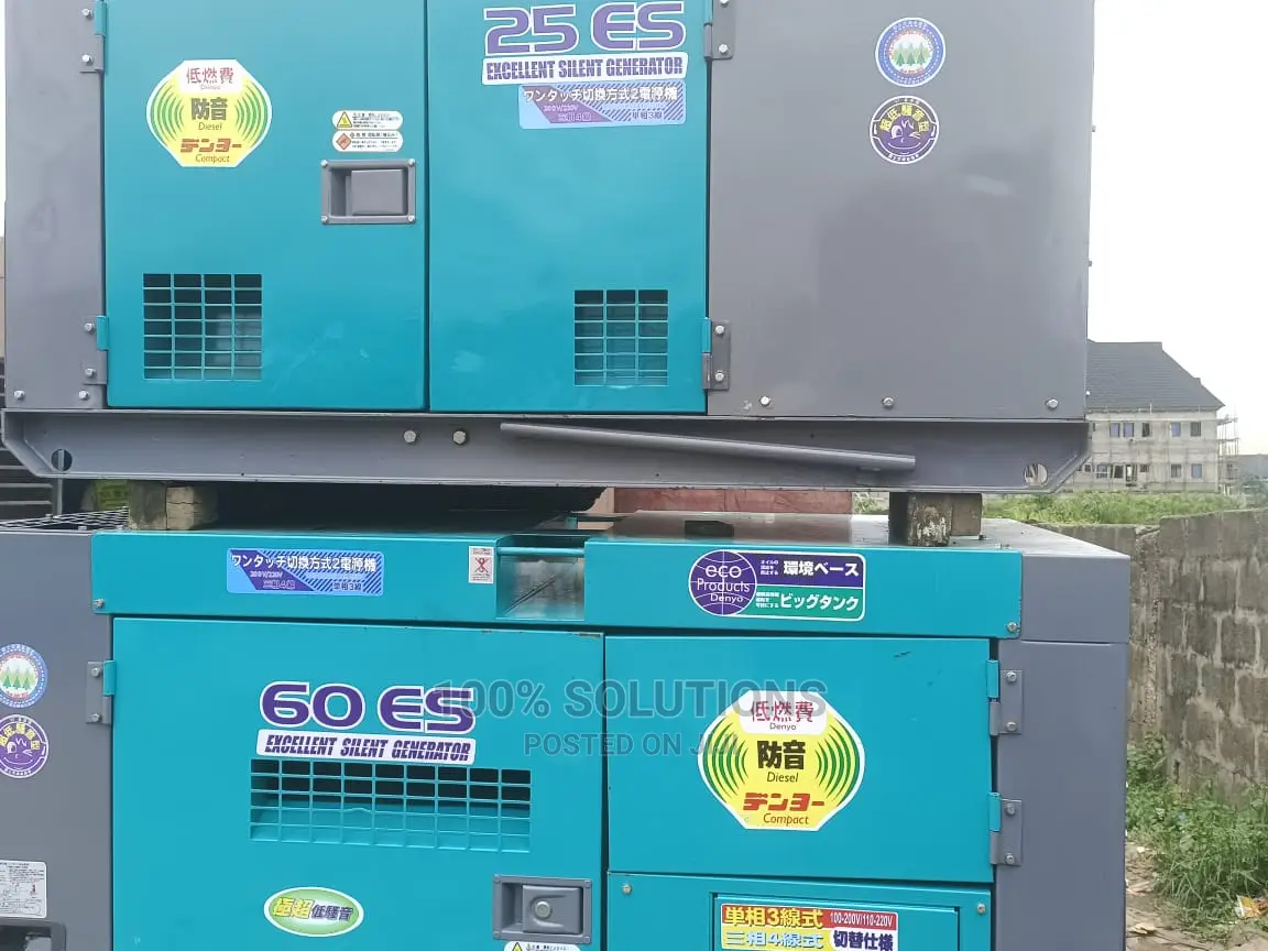 60kva Denyo Japanese Sound Proof Generator for Sale