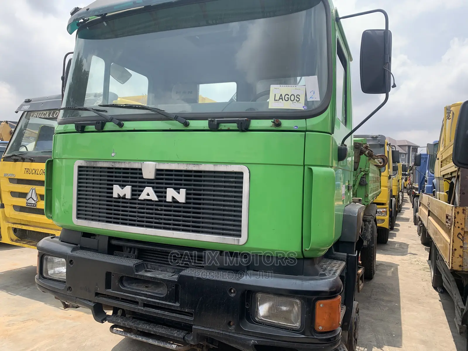 Foreign Used 6 Tyres Man-Diesel Tipper Truck With Haib