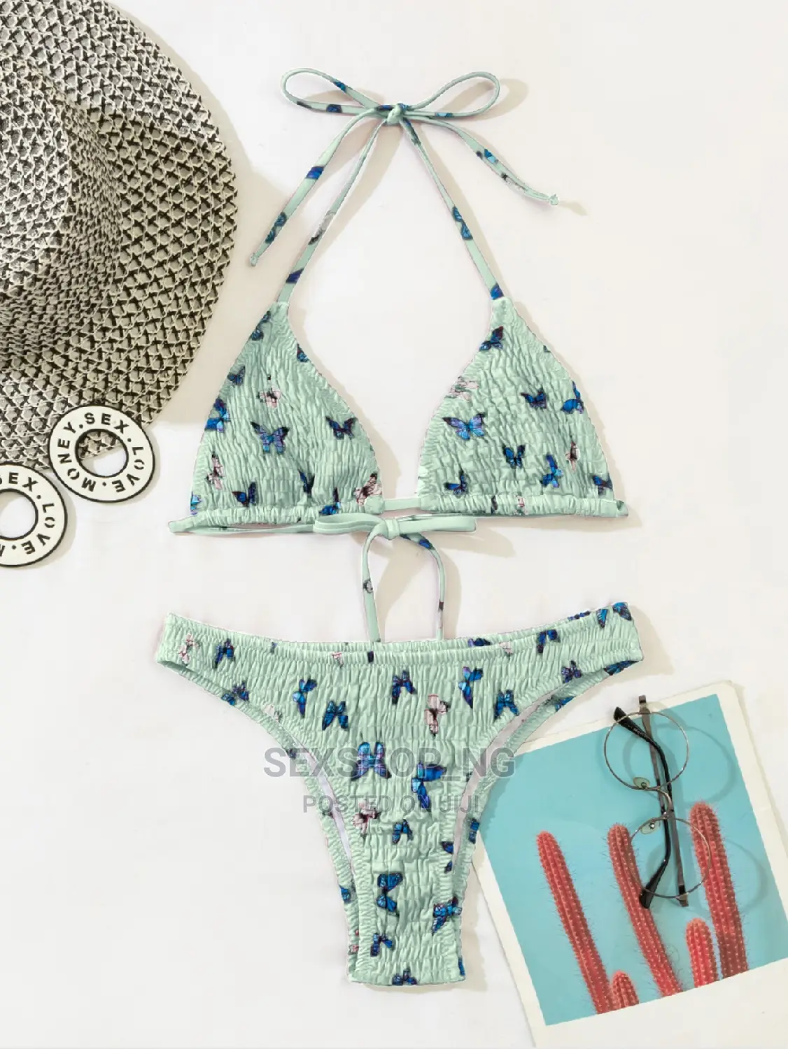 Ladies 2 Pieces Pool Beach Bikini Beachwear