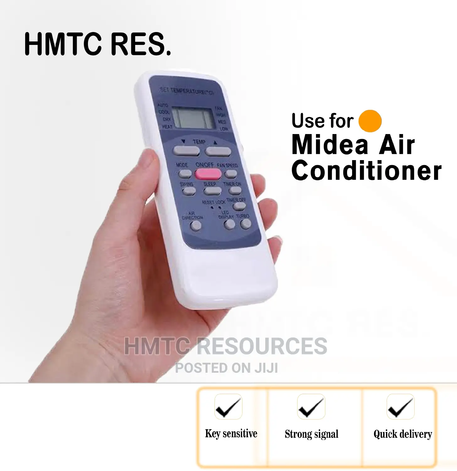 Replacement Remote Control for Midea Air Conditioner