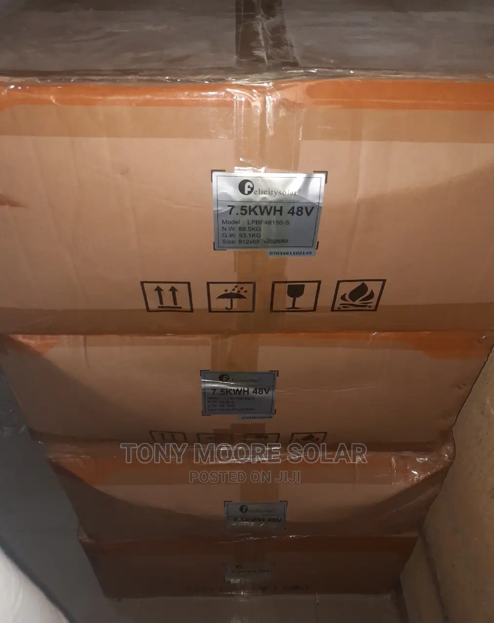 48v 7.5kwh New Upgraded System Felicity Lithium Battery
