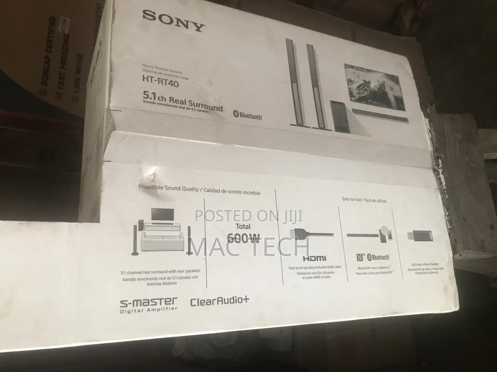 Sony Sound Bar. RT40. 600 Watts