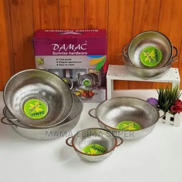 Set of Stainless Steel Sieve Sifters -6pieces