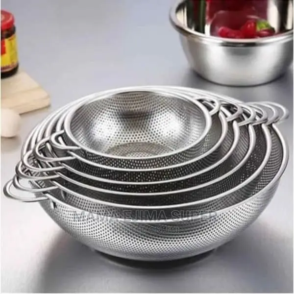 Set of Stainless Steel Sieve Sifters -6pieces