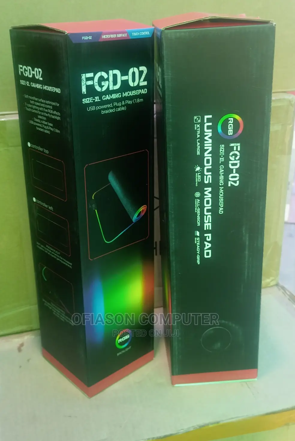 RGB Mouse Pad FGD-02. Size-Xl