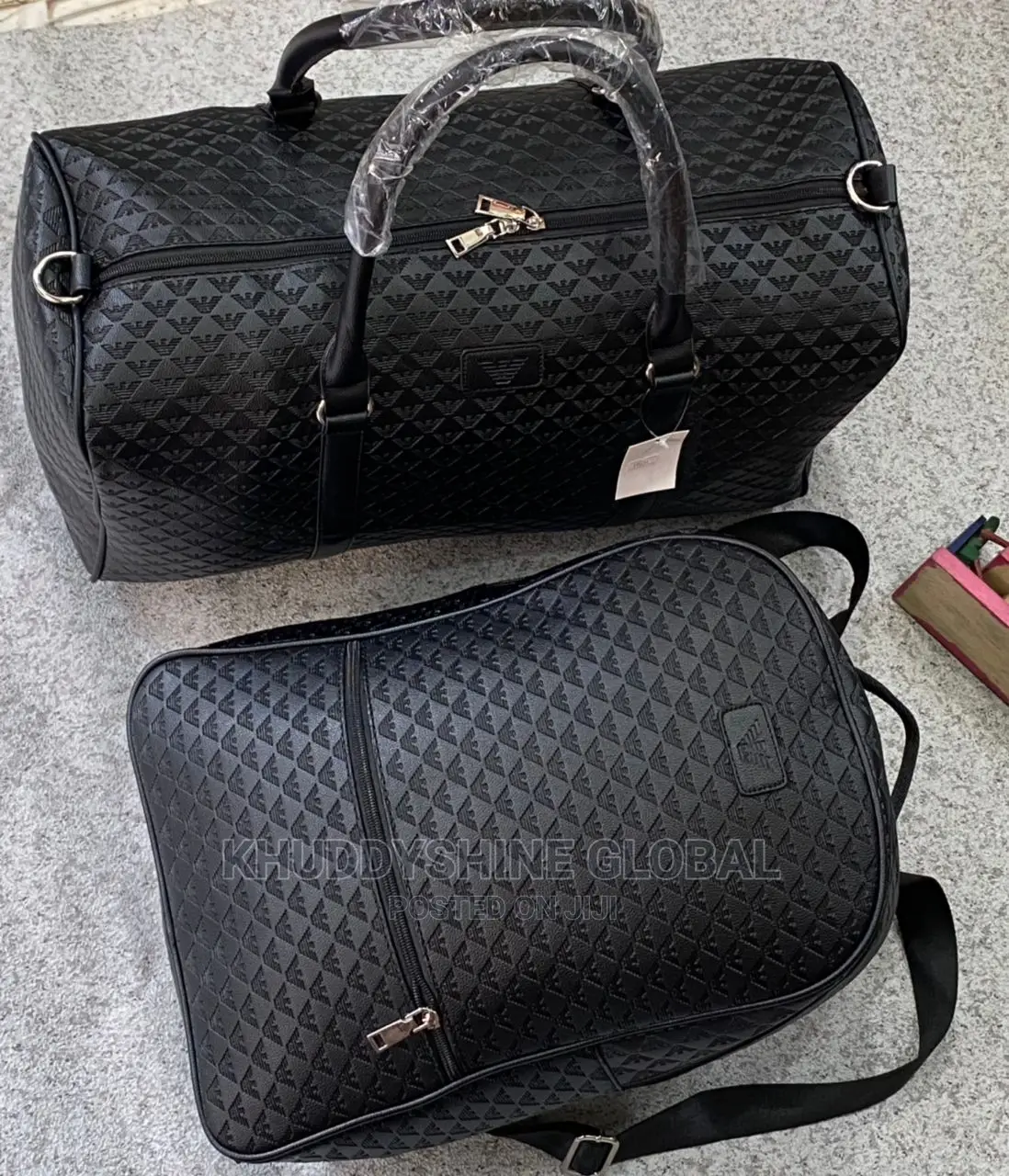 Designers Backpack And Duffle Bag Black