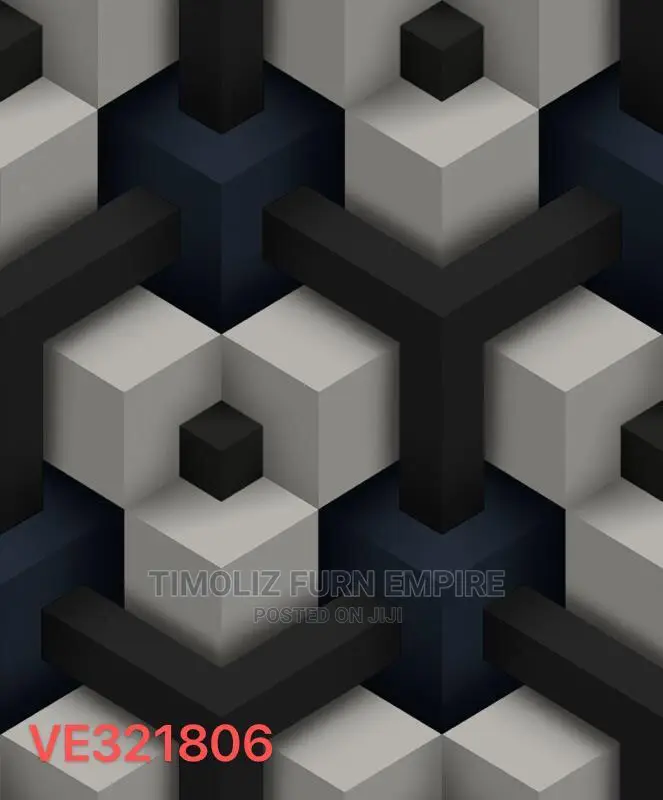 Water-Resistant 3D Wallpaper.