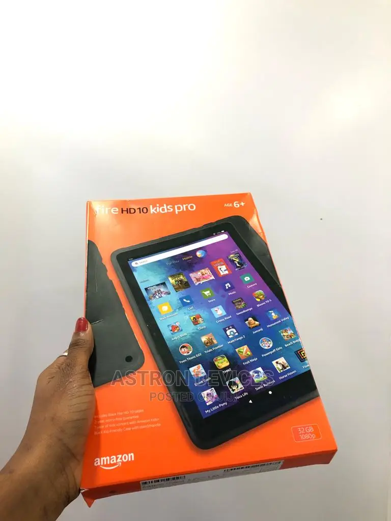 New Amazon Fire HD 10 Kids Pro 32 GB Black