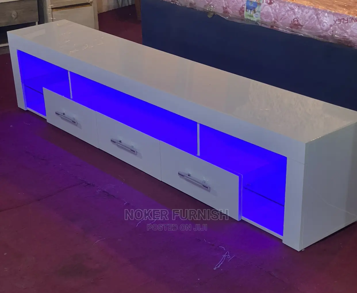 Available New Tv Stand Console--With Led Lights