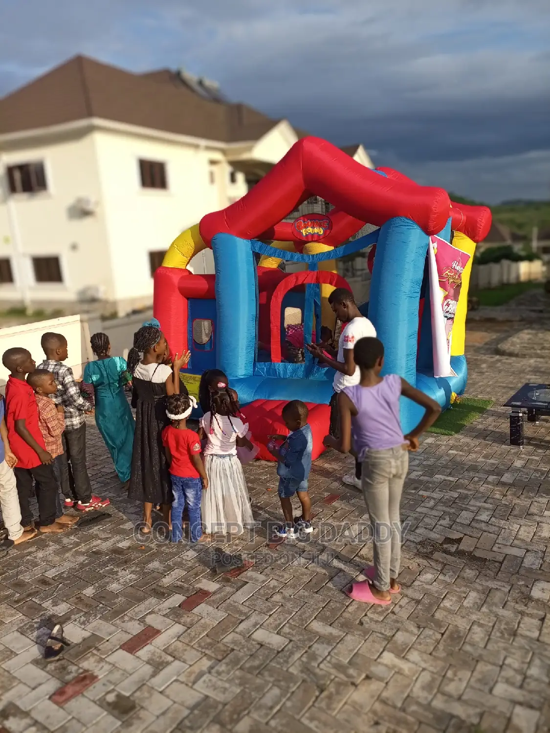Bouncing Castle, DJ, Mc/Clown , Face Painting And Barney