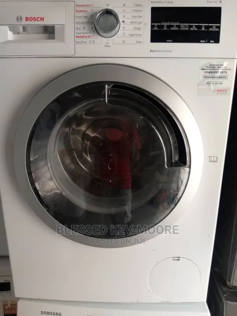 Bosch, Wash and Dry, 8 Kg Inverter,Front Loader,Uk Used.
