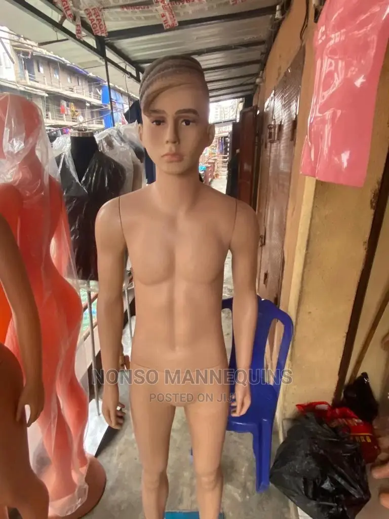 Male Plastic Moderate Body Size Display Mannequin