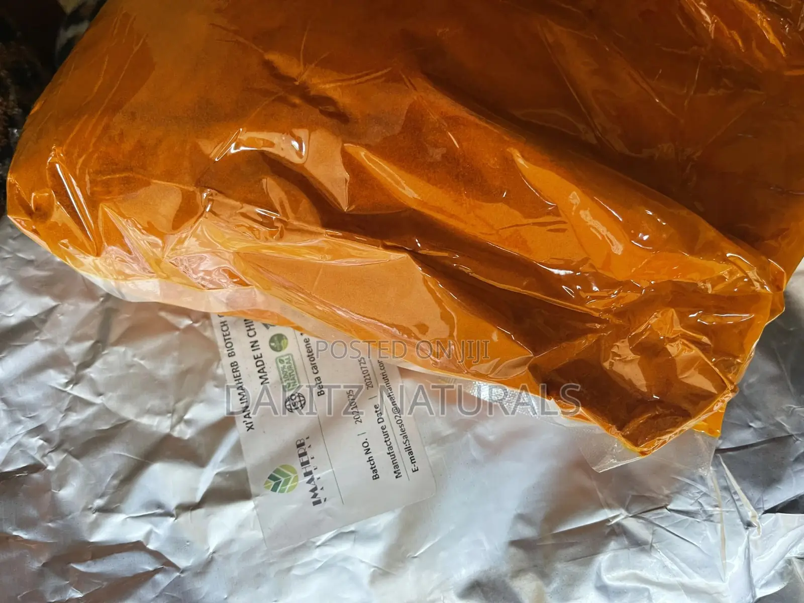Pure Beta Carotene Powder 50g
