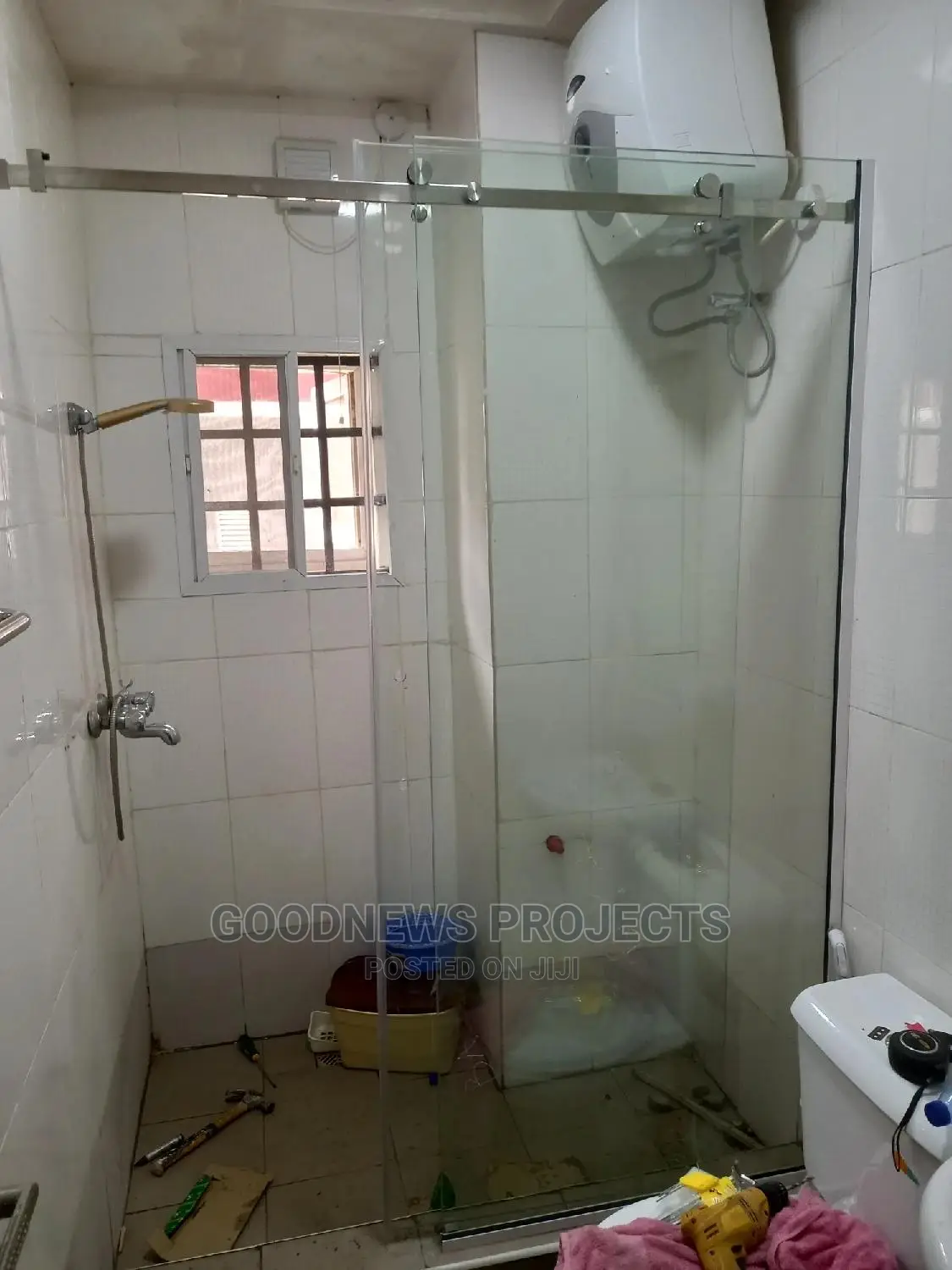 6ft Sliding Shower Glass