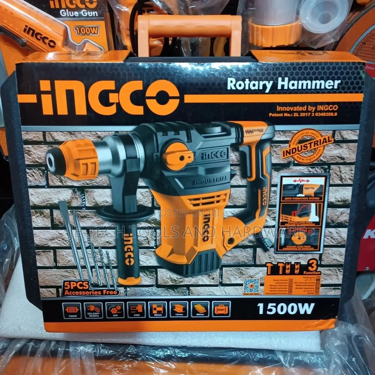 Ingco Rotary Hammer 1500W