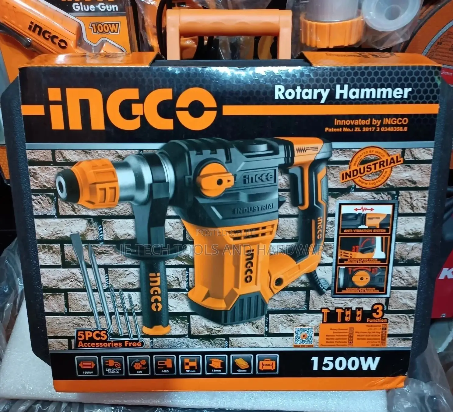 Ingco Rotary Hammer 1500W