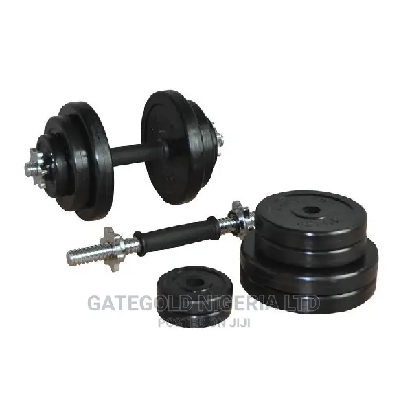 Wk15r 15kg Rubber Dumbbell KIT