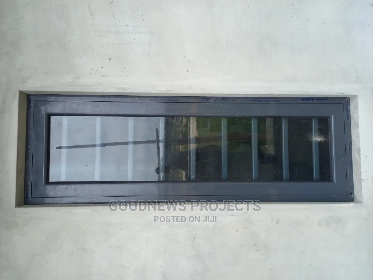 4 Panels Aluminium Window With Burglary and Net