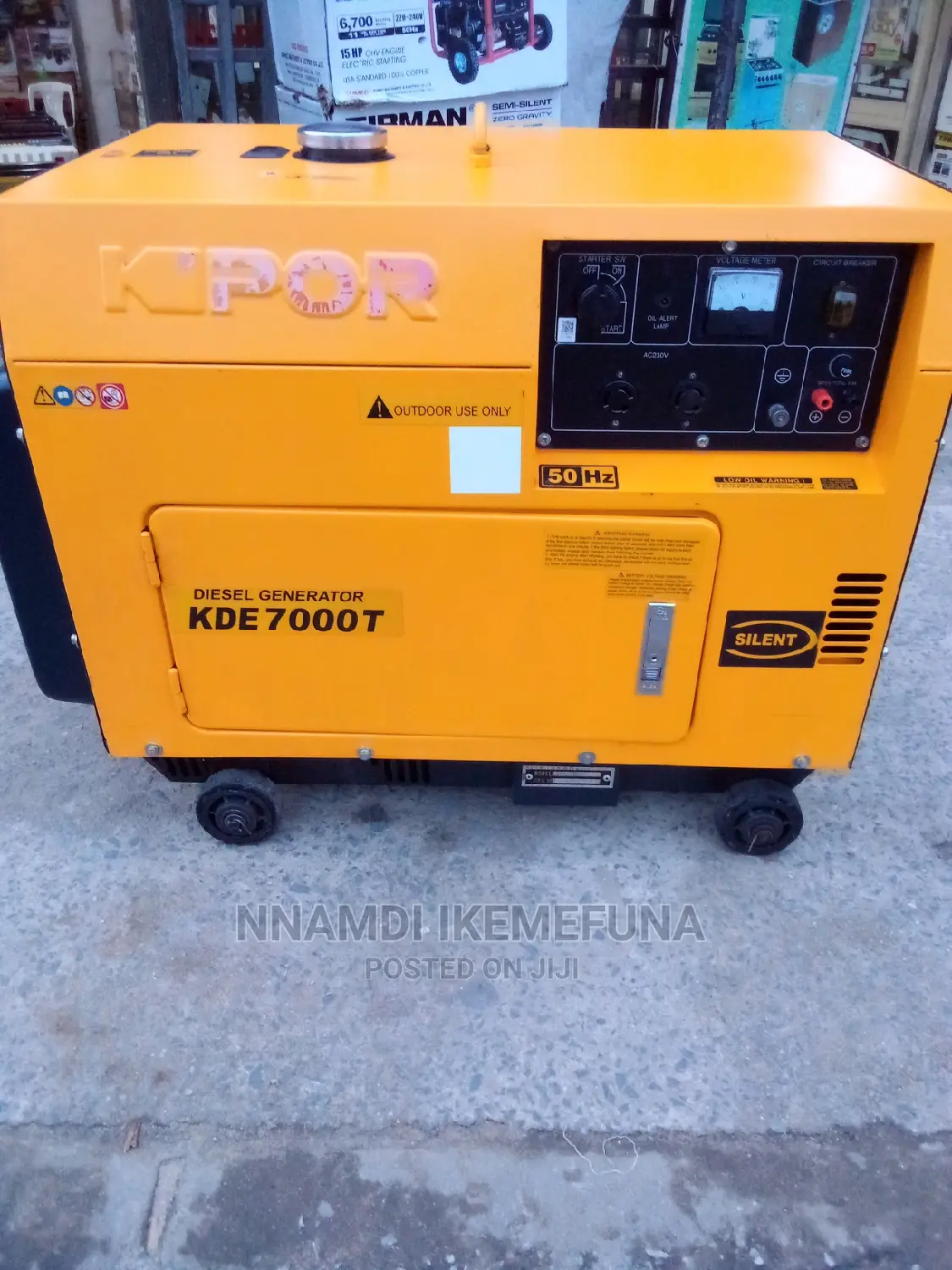 6kva Kipor Diesel Soundproof Generator Is Available