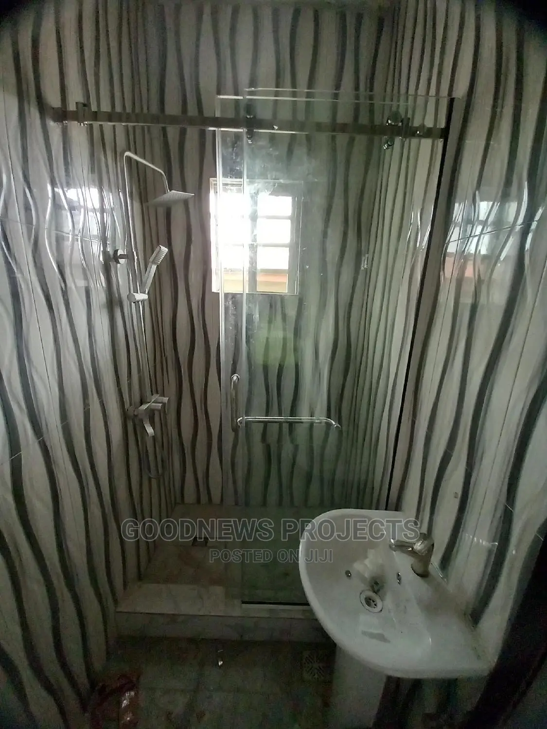 Sliding Tempered Shower Glass