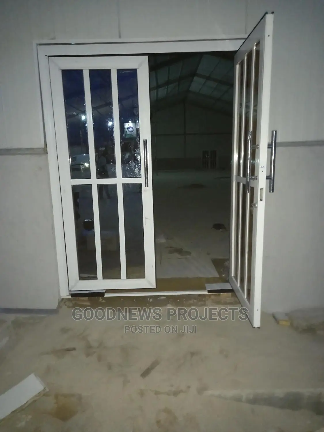 Double Leaf Aluminium Swing Door