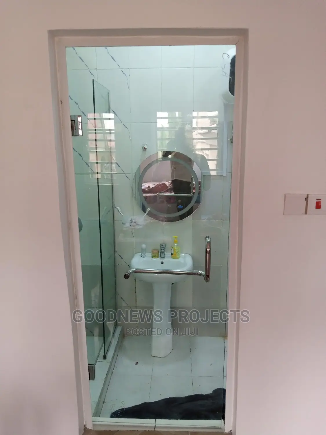 10mm Tempered Toilet Glass Door