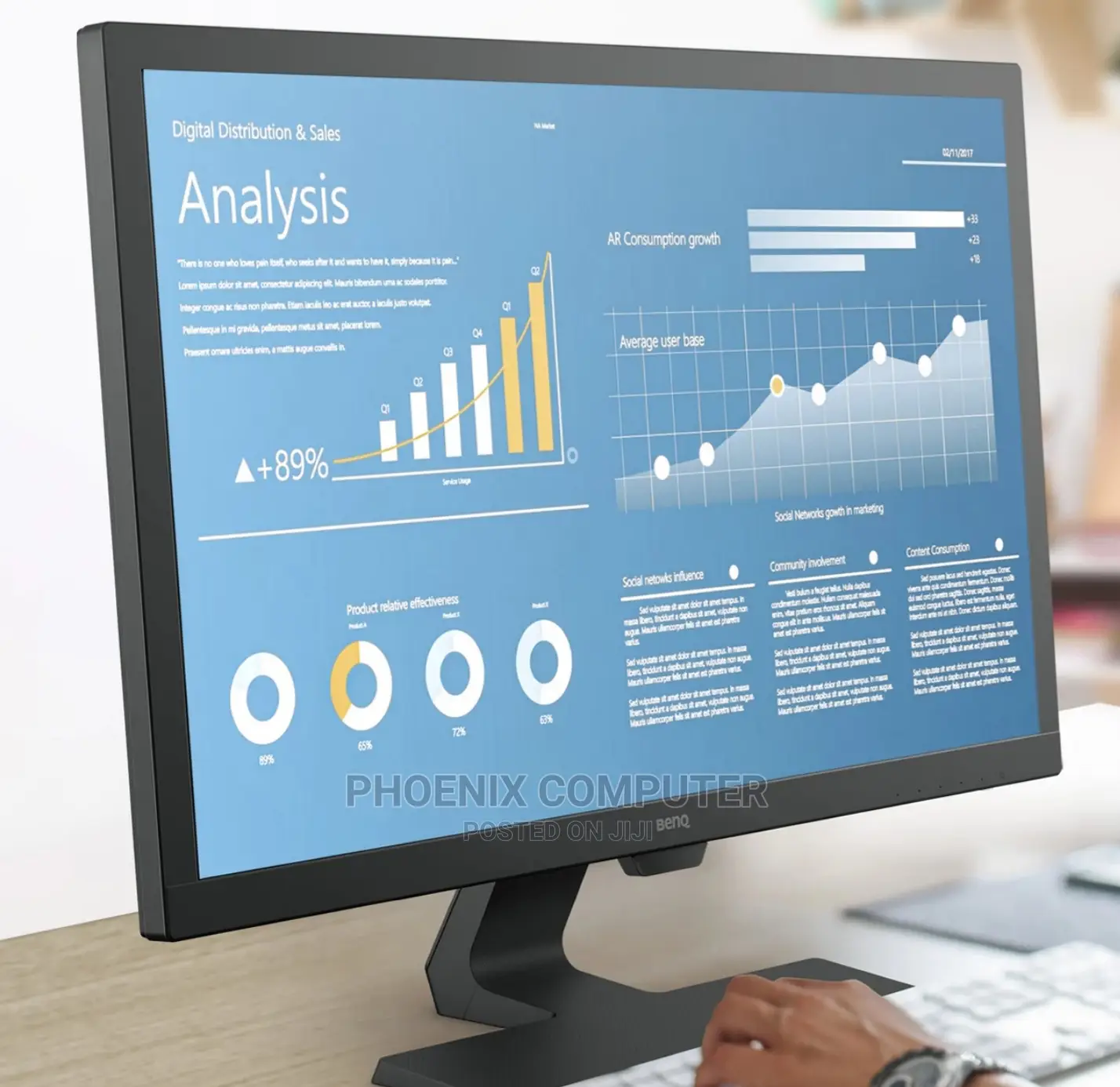 27 Inches FHD LED Monitor
