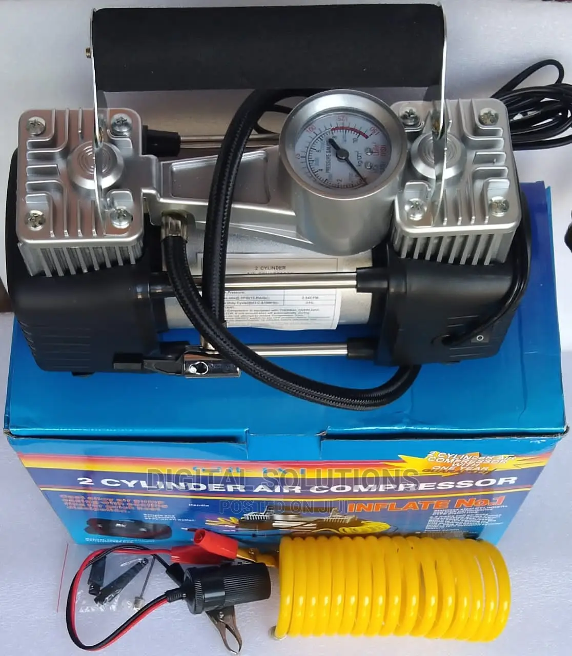 Emergency Air Compressor - Tyre Pump Inflator for Jeep Car