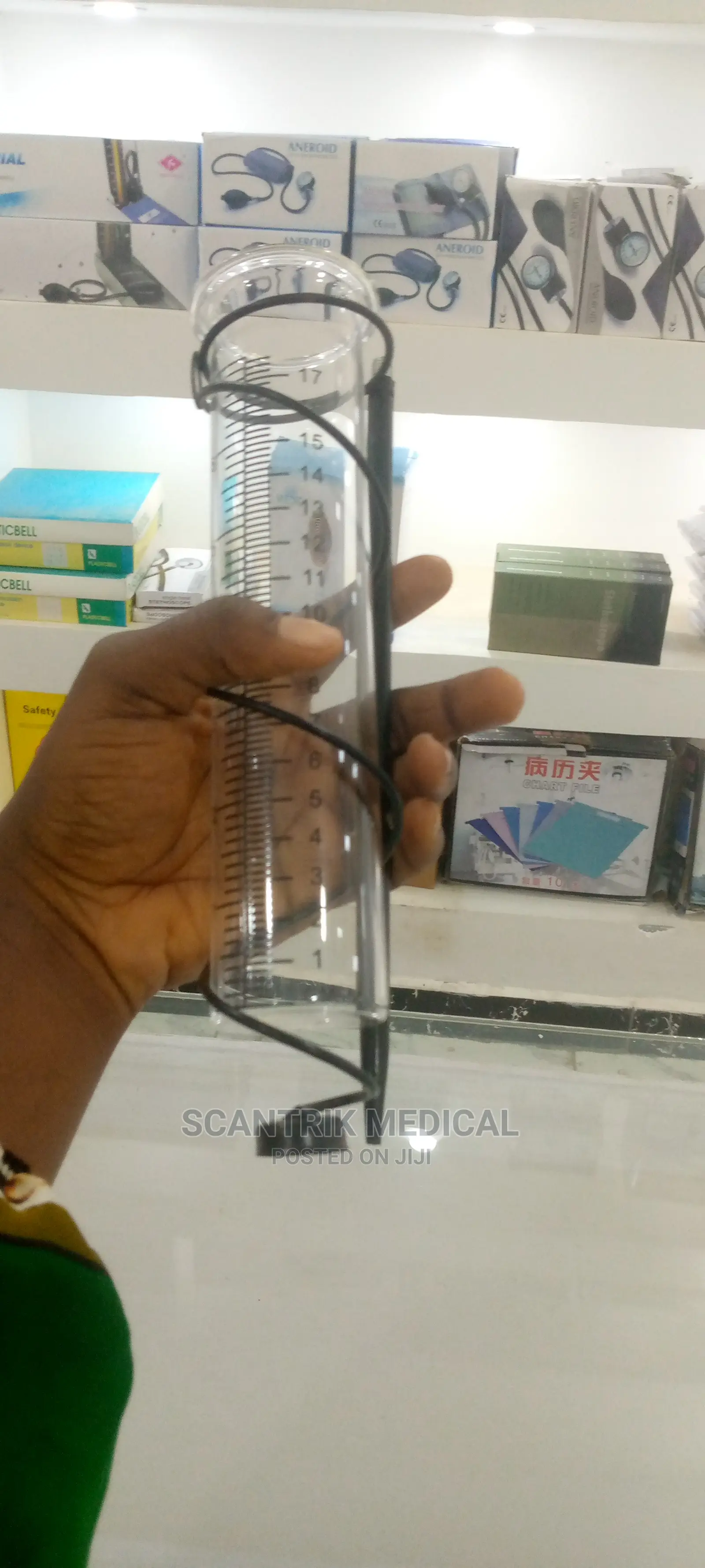 High Quality Rain Gauge With Stand Rainfall Measuring Tube