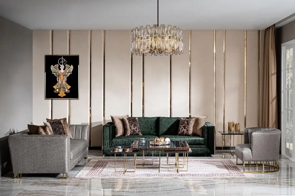 Complete Set of Contemporary Turkey Designed Set of Sofa