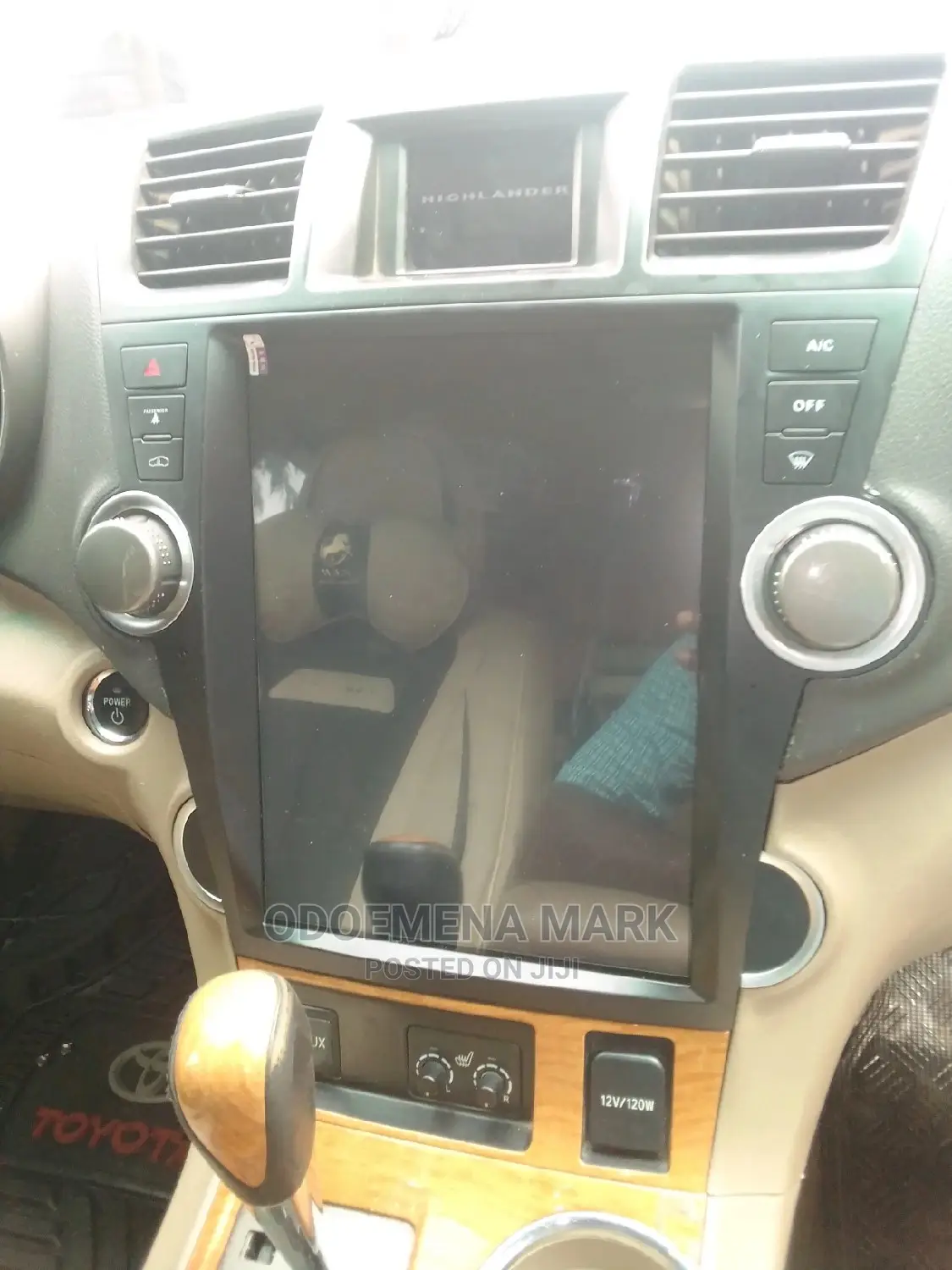 Toyota Highlander 08/10 12 Android Tesla DVD Navigation Map