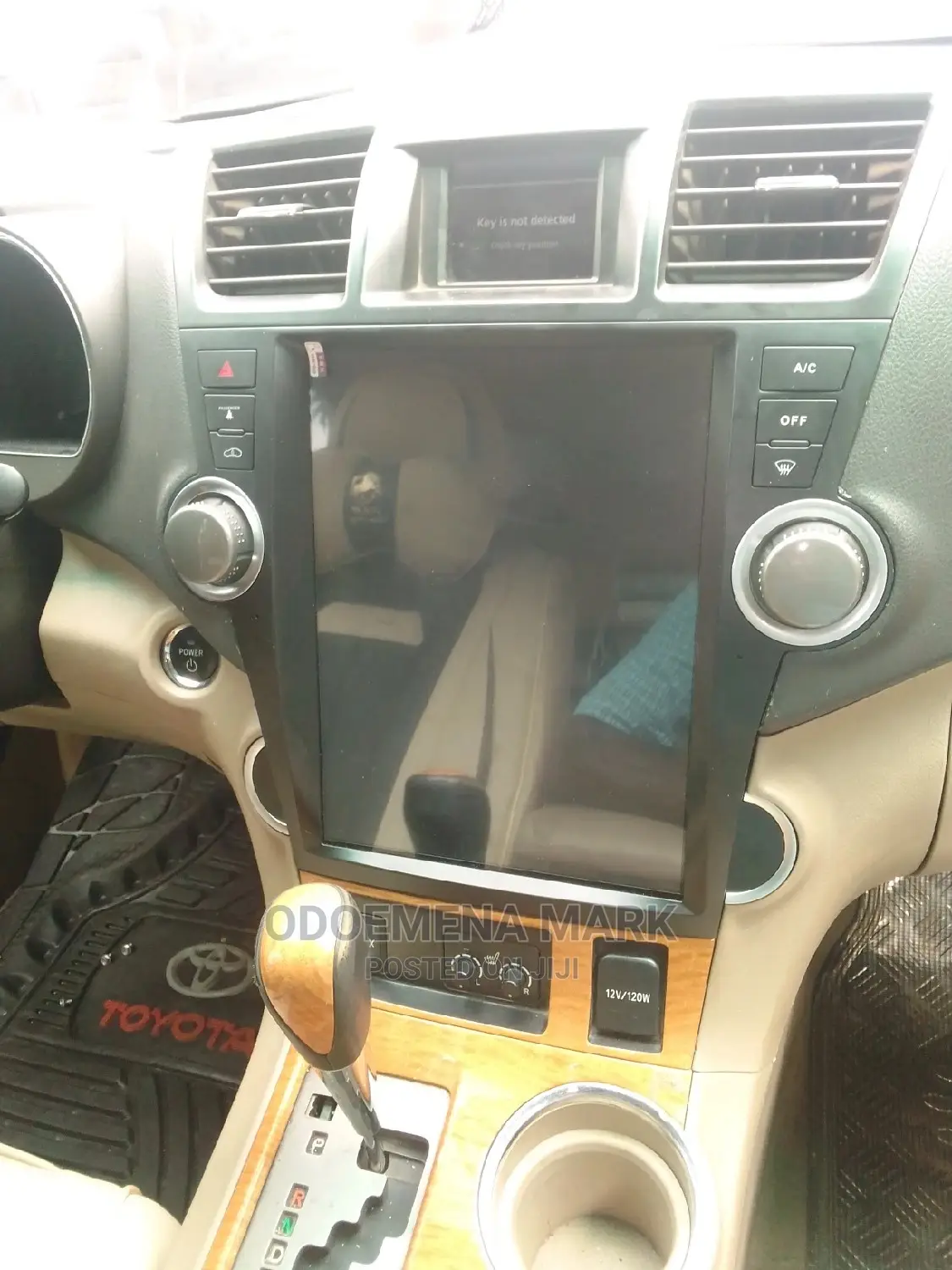 Toyota Highlander 08/10 12 Android Tesla DVD Navigation Map