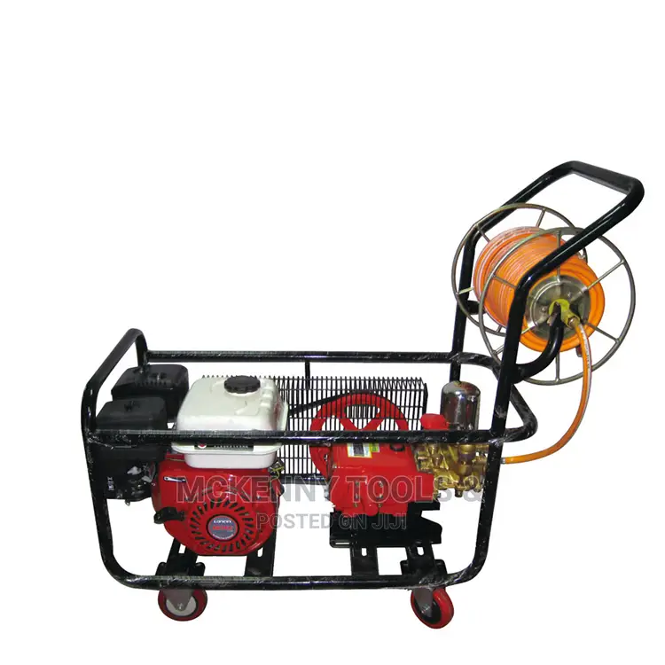 7.5hp Pressure Spraying System Pump 50M Sprayer Hose Reel