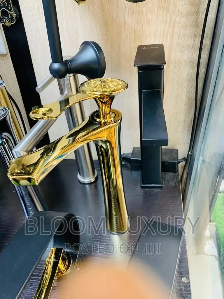 Gold Wash Hand Basin Faucets