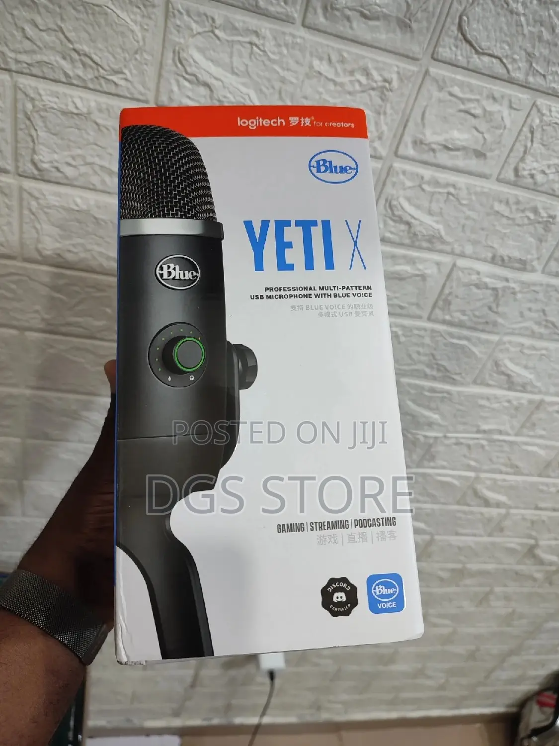 Logitech Blue Yeti X Gaming, Streaming, Podcastingmicrophone