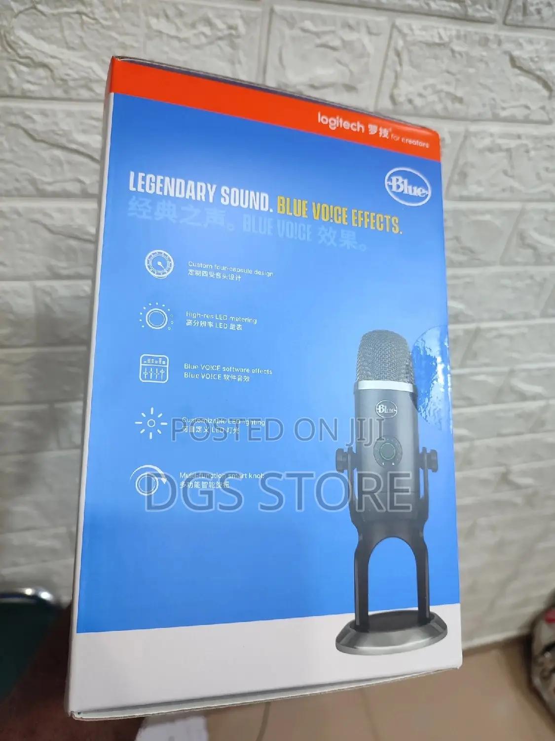 Logitech Blue Yeti X Gaming, Streaming, Podcastingmicrophone