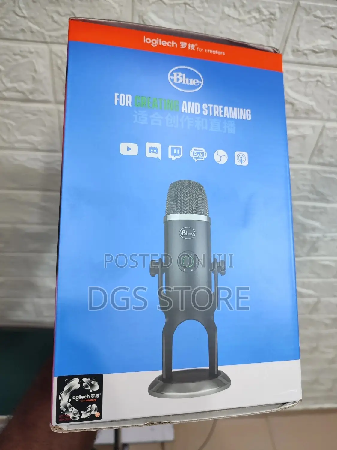 Logitech Blue Yeti X Gaming, Streaming, Podcastingmicrophone